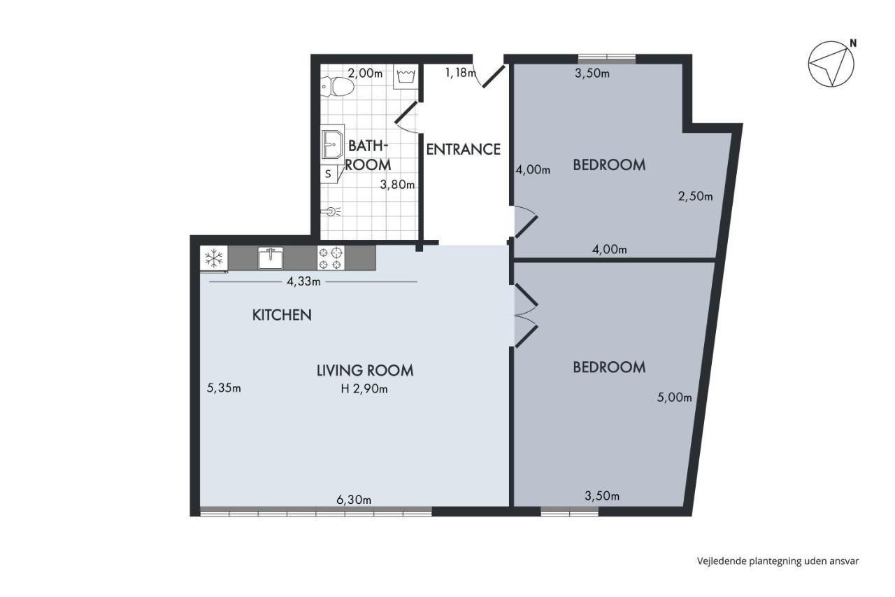 Leilighet Sanders Leaves - Precious Two-bedroom Penthouse In Downtown *